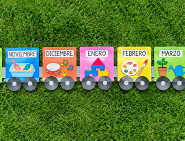 Tren de los Logros para el seguimiento del desarrollo infantil en Menuts»